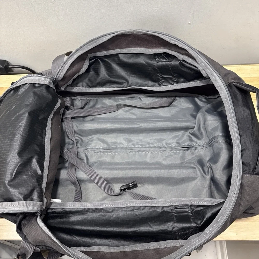 Eddie Bauer Commuter Duffel Rolling Carry On Backpack Wheeled Travel Bag Black
